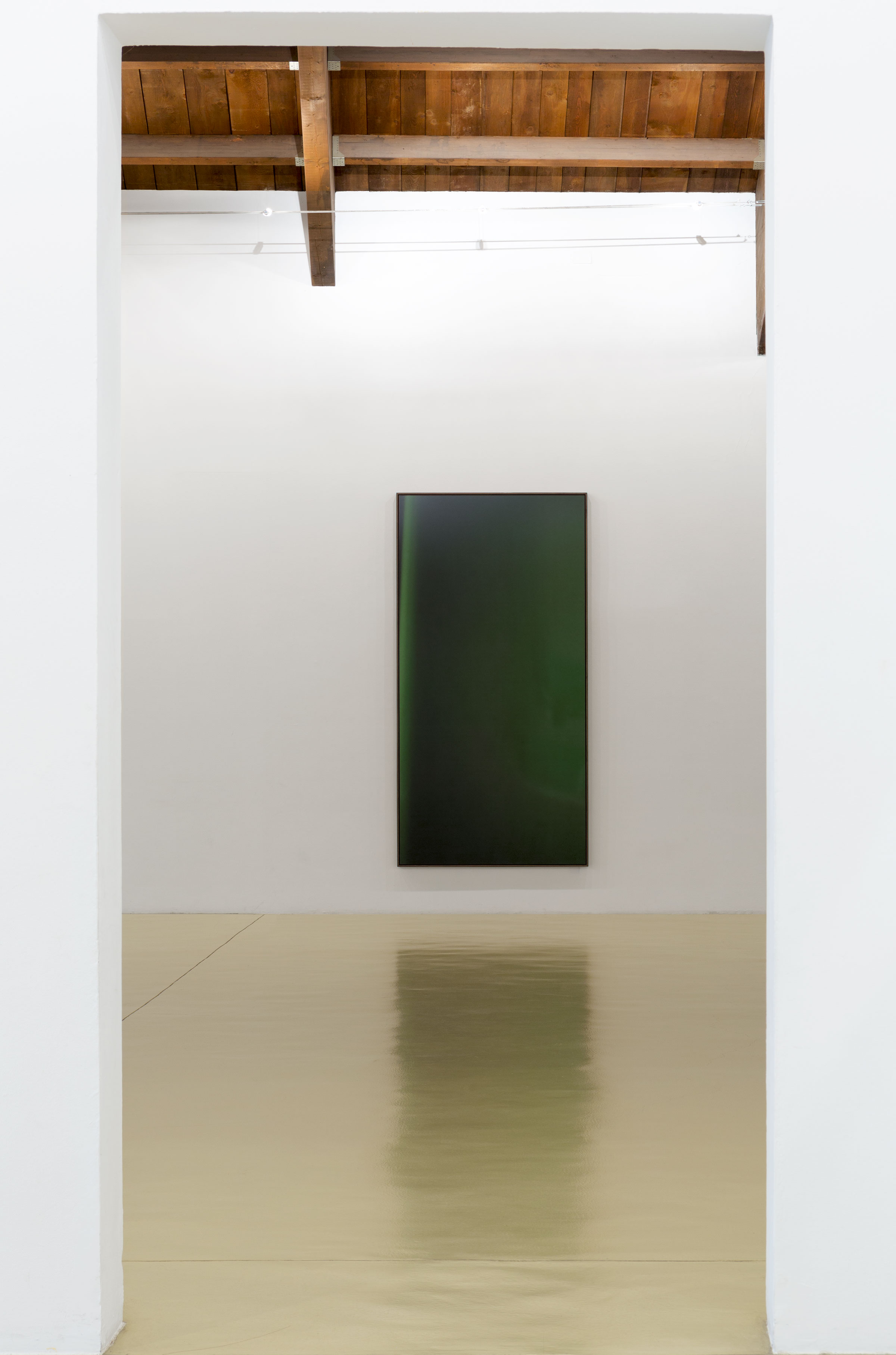 Jan Dibbets, New Colorstudies - Moss Green Vertical, 1976-2012